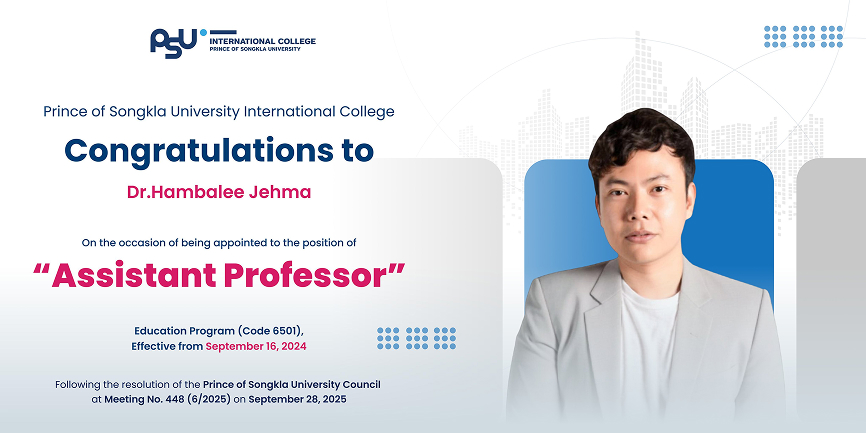 congratulations to Dr.Hambalee Jehma