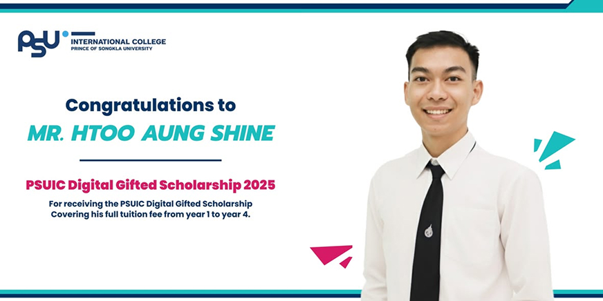Congratulations to Mr. Htoo Aung Shine