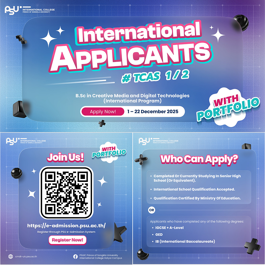 Announcement for International Students # TCAS 1/2