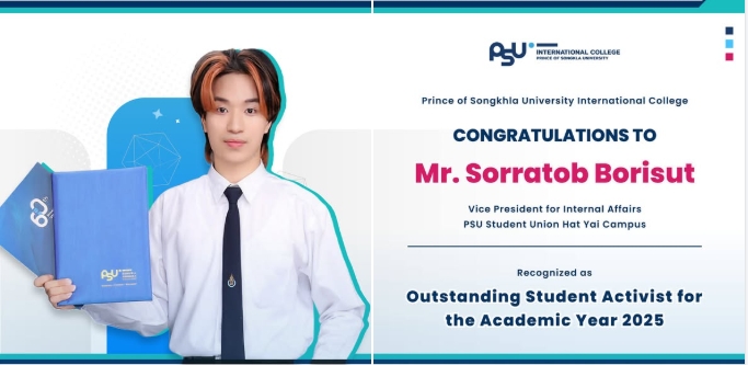Congratulations to MR.Sorratob Borisut